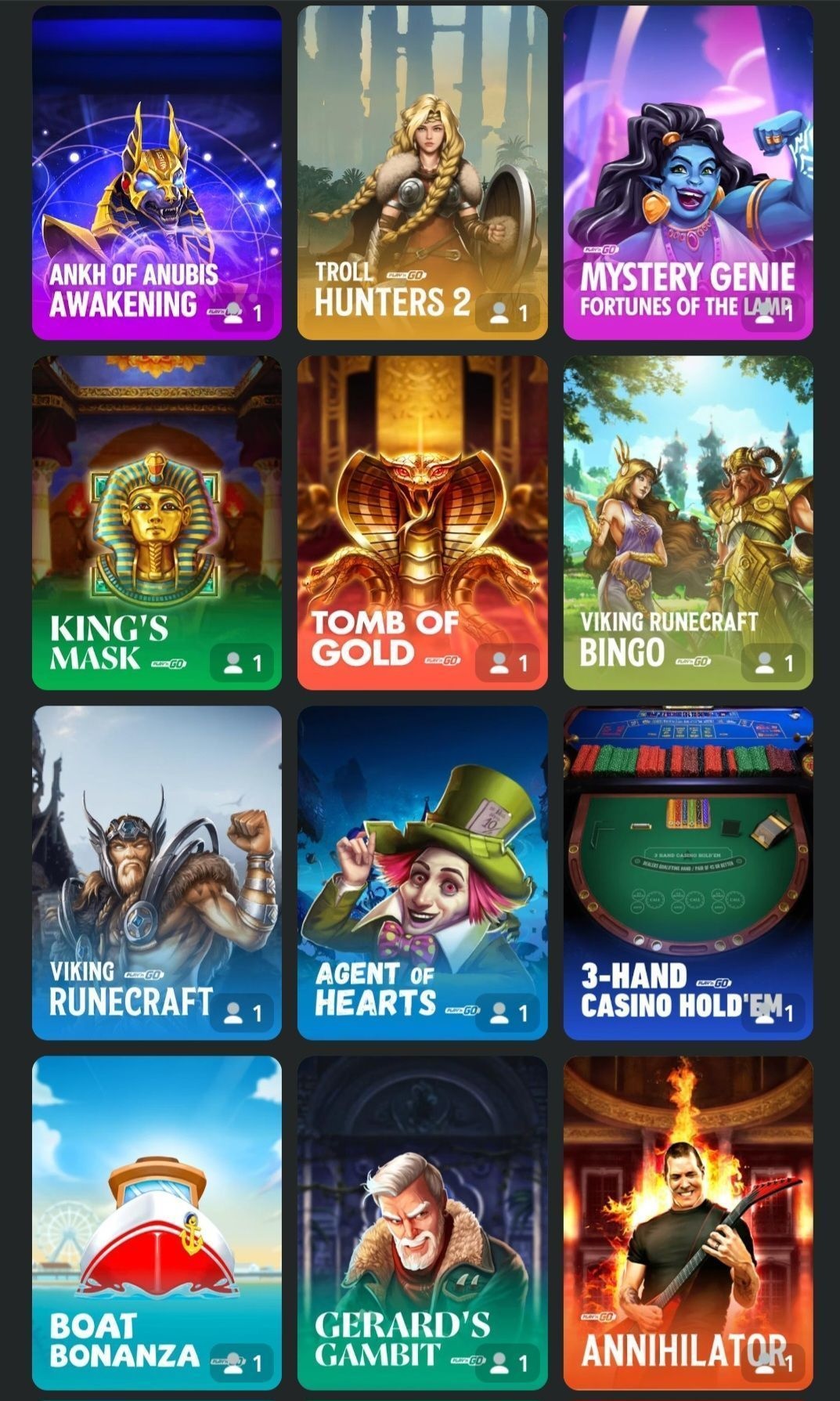 Legiano Casino game